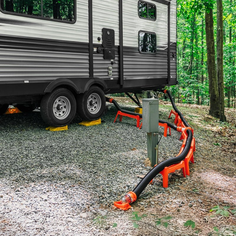 Camco RhinoFLEX 10’ RV Sewer Hose Extension - Heavy Duty & Collapsible Design - Image 2