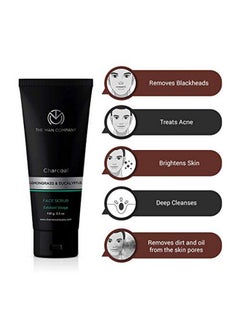 The Man Company Charcoal Kit Set Of 6 - Body Wash, Shampoo, Face Scrub, Face Wash, Cleansing Gel, Soap | Best Gift For Men | Combo Set For Husband, Boyfriend  - Image 5
