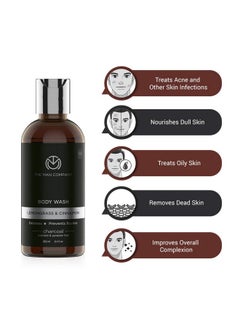 The Man Company Charcoal Kit Set Of 6 - Body Wash, Shampoo, Face Scrub, Face Wash, Cleansing Gel, Soap | Best Gift For Men | Combo Set For Husband, Boyfriend  - Image 3