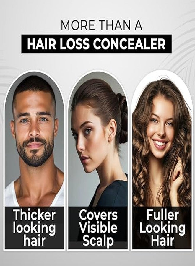 Beuni Hair Fibers for Thickening Undetectable & Natural - Completely Conceals Hair Loss in 15 Sec - Thickener & Topper for Fine for Women & Men Hair Fibre Black-15gm - Image 4