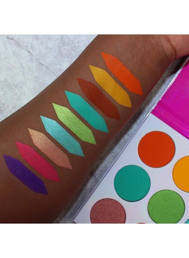 Juvia's Place لوحة ظلال العيون بالألوان الخضراء، الأرجوانية، الحمراء، البنية، والصفراء - مكياج عيون احترافي، لوحة ظلال عيون ملونة، لوحة مكياج لألوان العيون والتألق، مستحضرات تجميل ظلال العيون المضغوطة، درجات من - Image 4