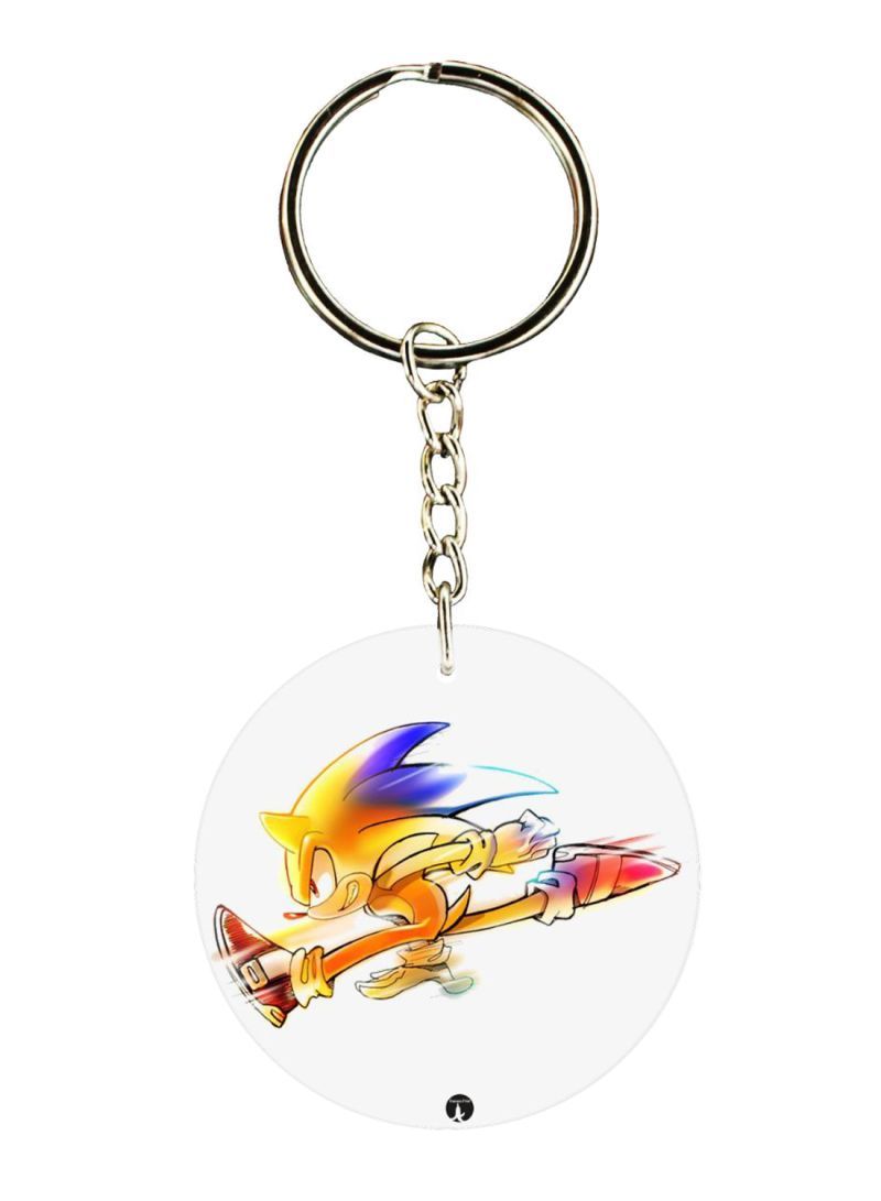 RKN Double Sided Sonic Printed Keychain