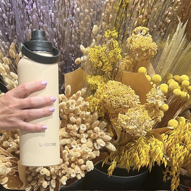 WAICEE Soft Sand Reusable Bottle – 40oz / 1200ml - Image 2