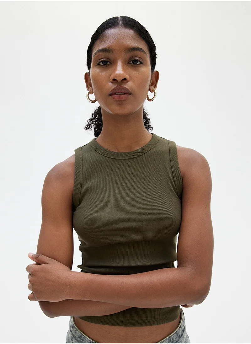 H&M Ribbed Vest Top