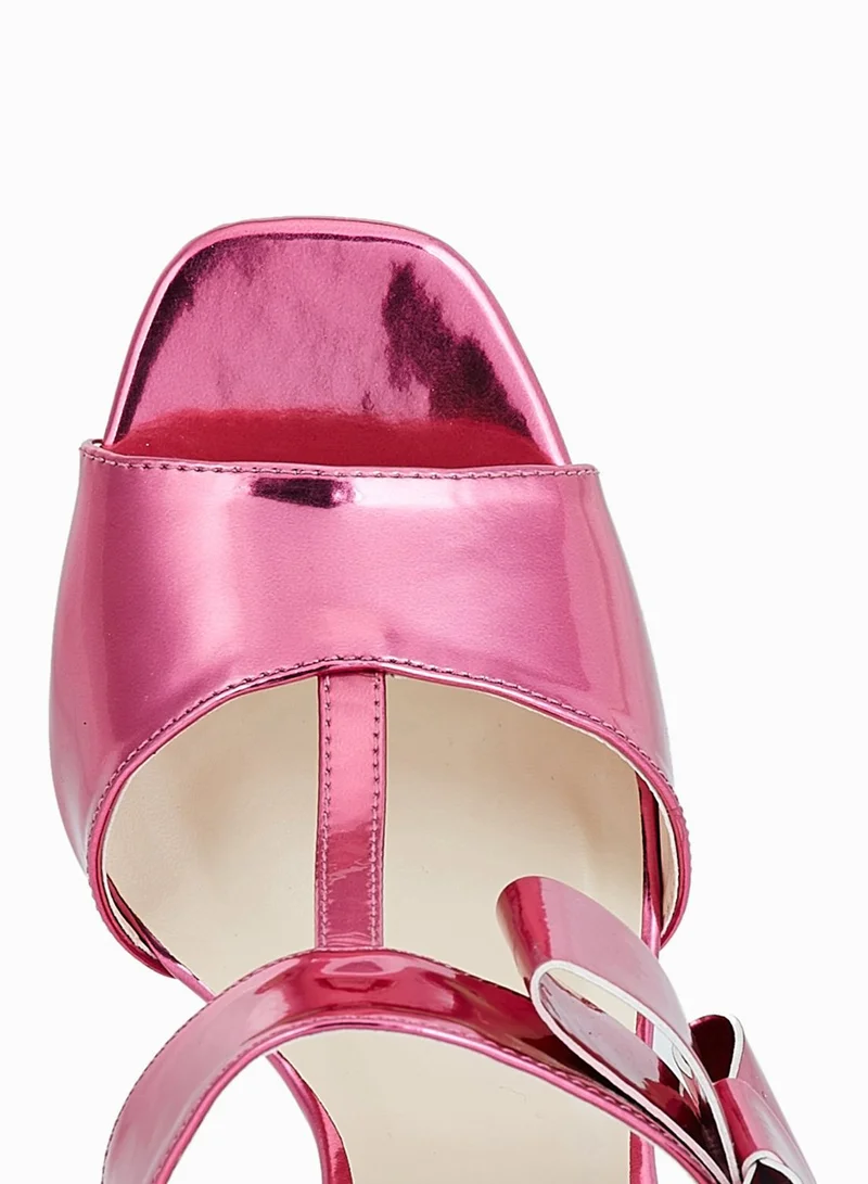 Dolcis Abella Bowed Block Heel Sandals