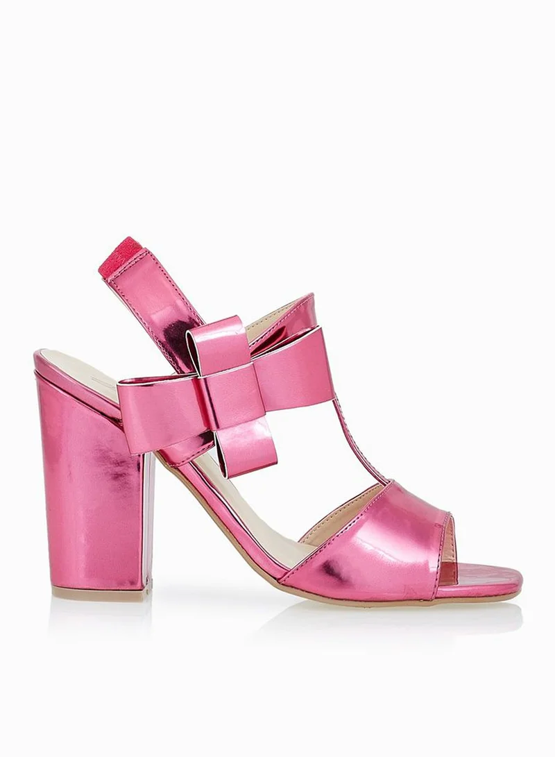 Dolcis Abella Bowed Block Heel Sandals