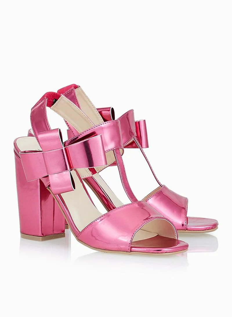 Dolcis Abella Bowed Block Heel Sandals
