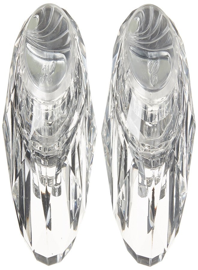 Danco 10304 Delta/Delex Handles with Built In Microban Protection, White, Clear - Image 1