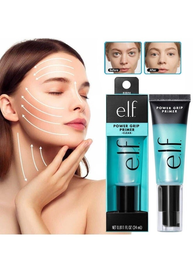 elf e.l.f. Power Grip Primer – Clear Gel Formula Makeup Setting 24ml - Image 1