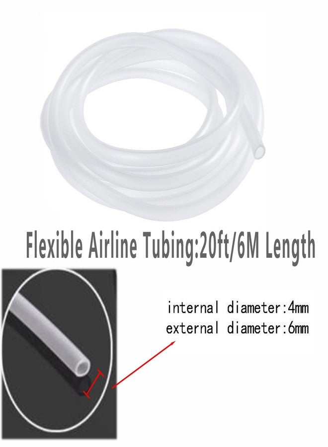 Saim 16 inch Aquarium Air Stone Bar, Bubbles Release Oxygen Diffuser Bar, Fish Tank Mineral Air Bubble Air Stone Bar (Green - Blue) with 20ft Clear Airline Tubing - Image 5