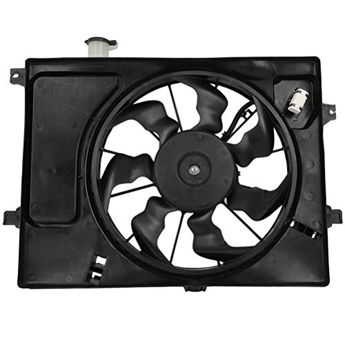 SCITOO 621-528 622580 Radiator Cooling Fan Compatible for 2011-2013 for Hyundai Elantra 2013-2015 for Hyundai for Elantra GT 2014 for Kia Forte 2014 for Kia Forte Koup 2014 for Kia Forte5 - Image 1