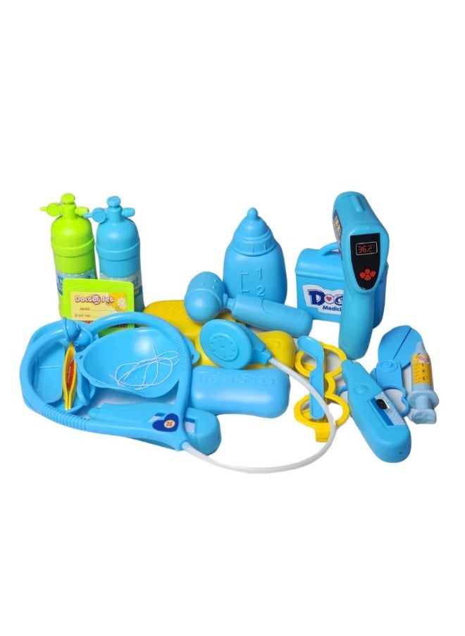 Generic Toy Matic Doctor Set Box Toy For Kids 21 Pieces High Quality fun and interactive set is packed with realistic medical tools Medical Kit Imagination Play for Kids  - Image 2