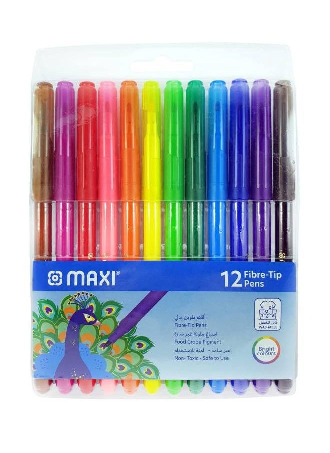 Maxi A4 Drawing Book, Assorted Colours 110Gsm 20Sheets + Felt Pen 12Colors + Jumbo Wax Crayons 12Colours  - Image 4