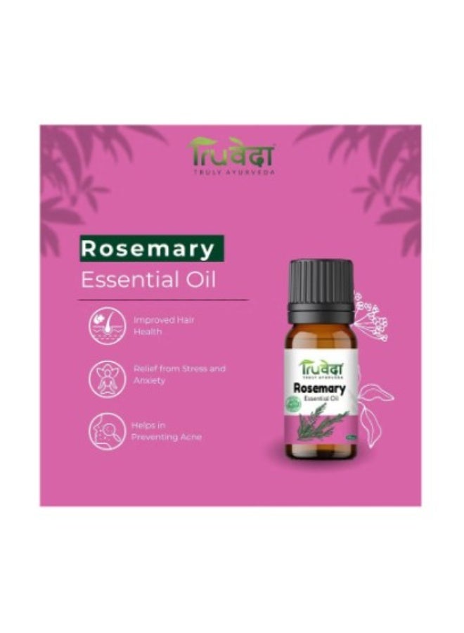 Truveda Rosemary Essential Oil For Hair and Skin - 15ml - Image 2