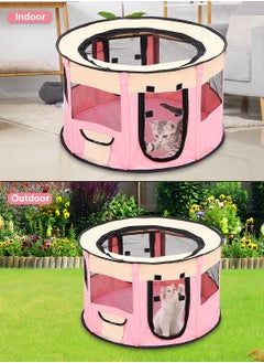 Kidle Folding Dog Cage Pet Tent Outdoor Dog Bed Enclosure Cat Cage Puppy Cage 90*90*55cm  - Image 3