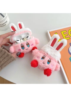 Airpods 4 Headphone Protective Case Cartoon Plush Doll For Apple1/2/3 Gen Pro Wireless Bluetooth Soft-Color:Plush Soft Shell-rabbit Ears Kabi-Model:Airpods 4 (protective Case)
