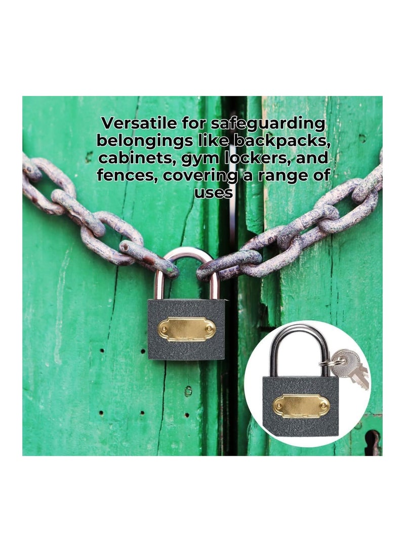 weatherproof metal lock (32mm) with 3 keys ensure maximum protection  - Image 2