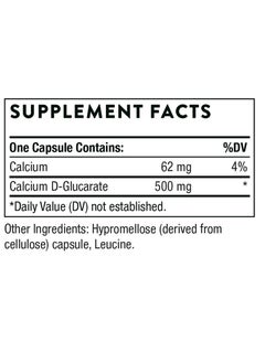 Thorne Calcium D-Glucarate - To Enhance Liver Health - 90 Capsules  - Image 2