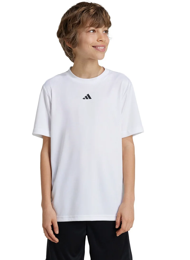 Adidas Train Essentials Logo Regular Fit T-Shirt Junior
