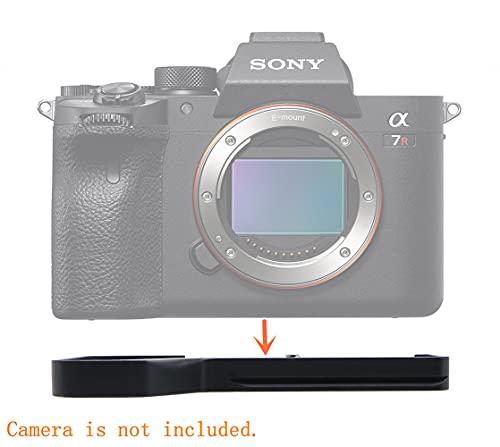 HITHUT Hand Grip Extension Quick Release Metal Base Plate Compatible with Sony A7IV A7RIV A9II Camera with 1/4" Screw and Hex Wrench Black - Image 4