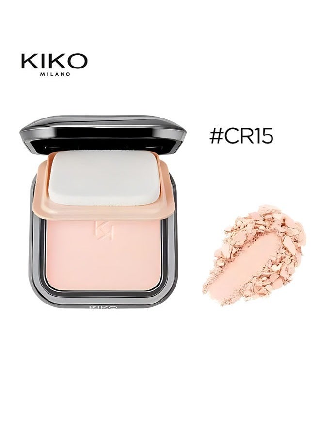 KIKO MILANO Powder for Women, Oil Control Long Lasting Makeup, Light Thin and Delicate #CR15  - Image 1