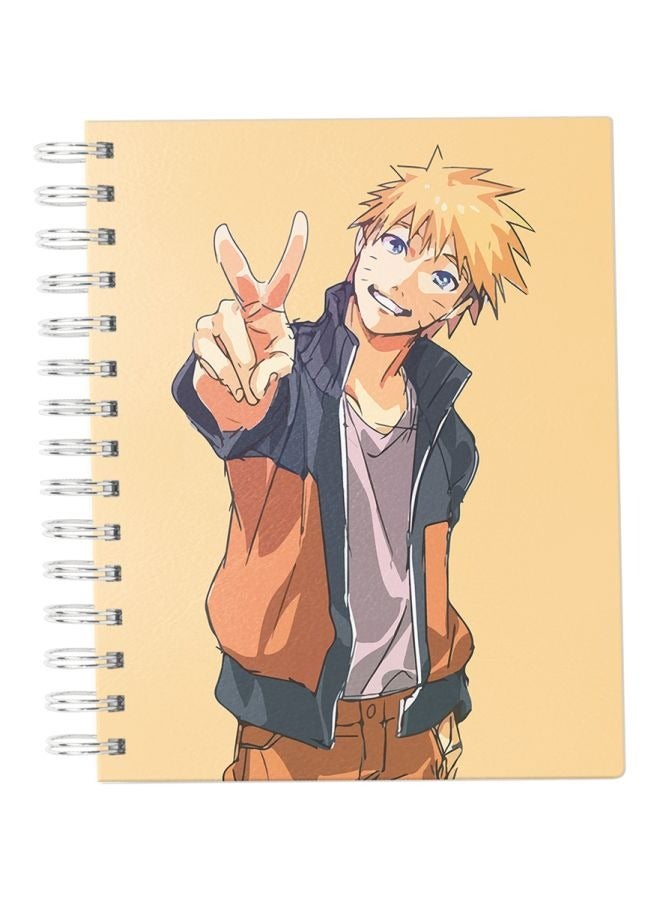 LIT Peace Naruto Theme Printed Spiral Hardcover Notebook  - Image 2