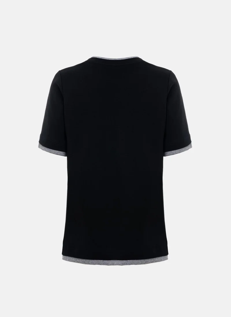 Lichi  T-shirt with lettering for Women | Best Price UAE