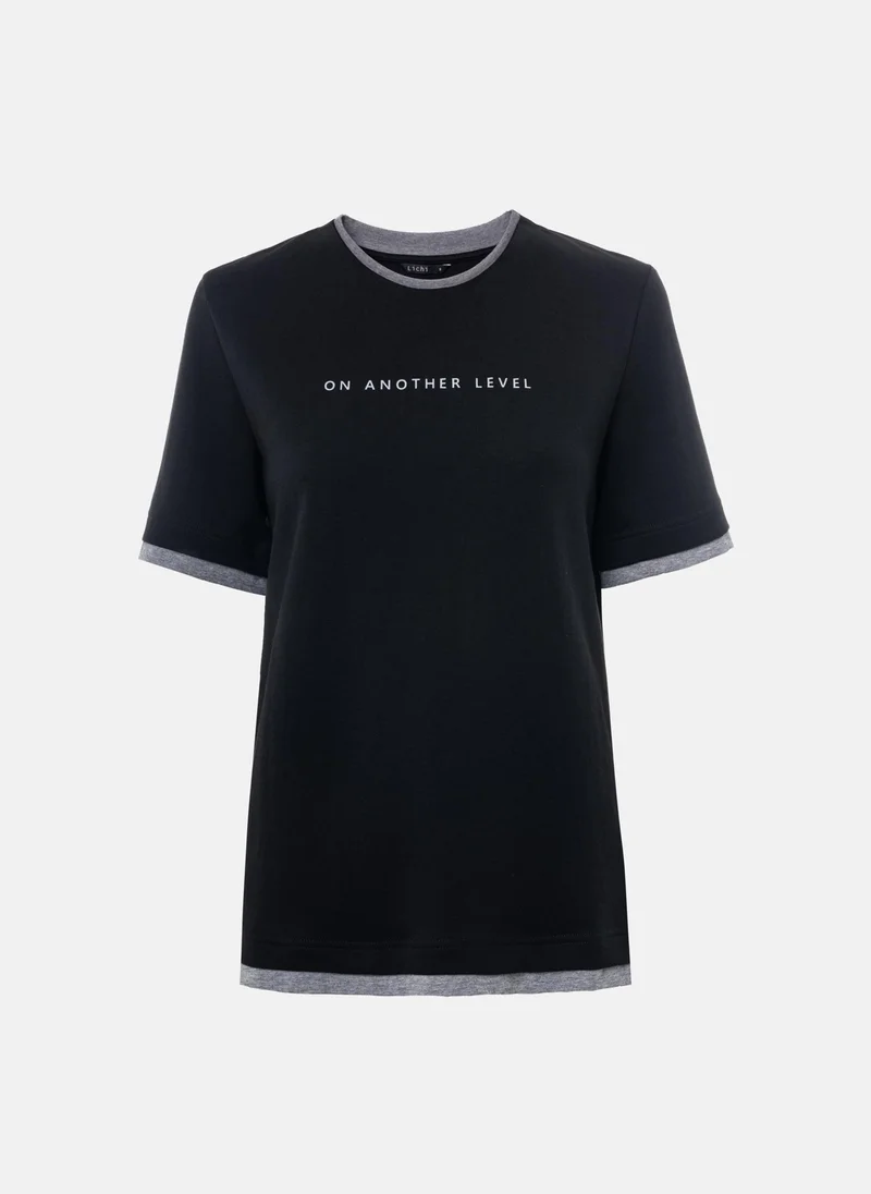 Lichi T-shirt with lettering