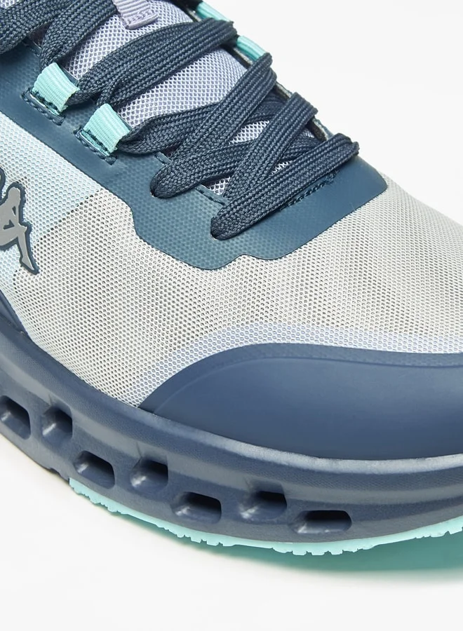 Kappa Men's Mesh Textured Walking Shoes with Lace-Up Closure