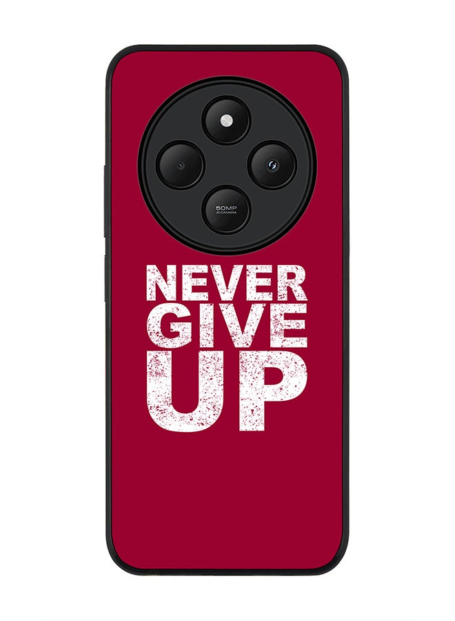 Stylizedd For Xiaomi Redmi 14C / 14R Case,Slim fit Camera Protection, Shockproof Thin Phone cover - Never ever give up - Image 1