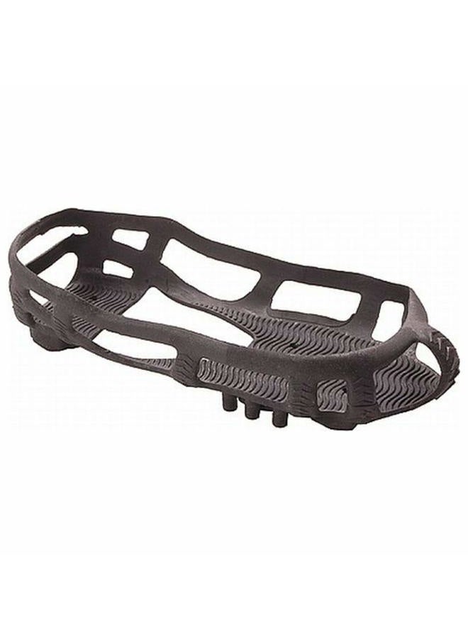 Walk Traction Cleat for Walking on Snow and Ice, Black, Large (1 Pair)