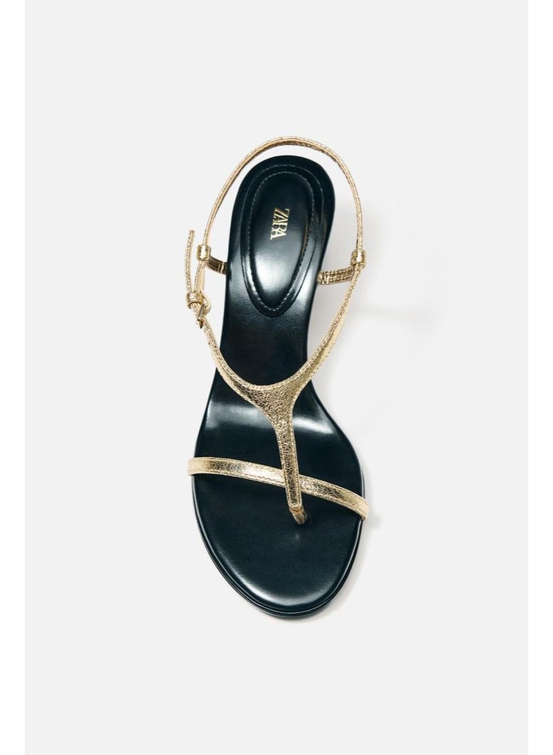 زارا صندل معدني رفيع - Image 5