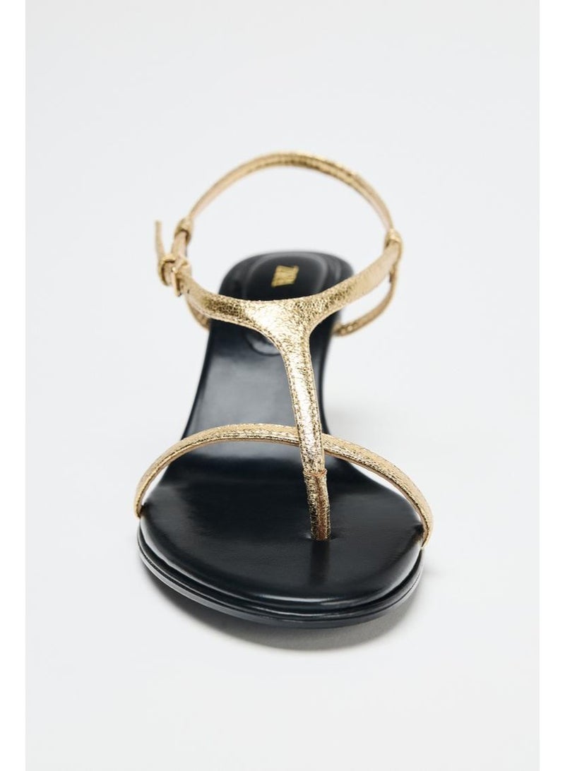 زارا صندل معدني رفيع - Image 3