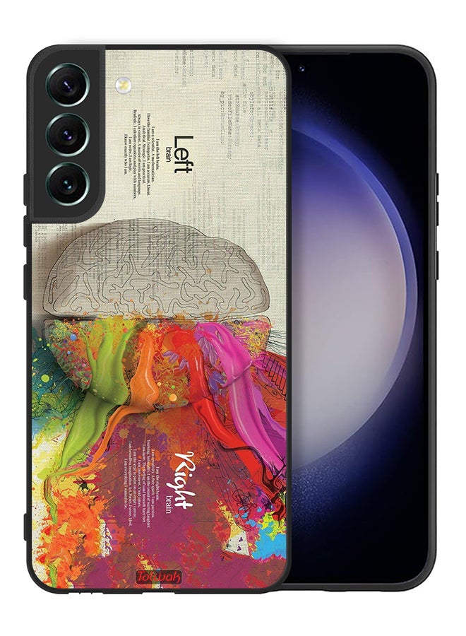 Tolwak Samsung Galaxy S22 5G Protective Case Cover Abstract Brain Science Artwork - Image 2