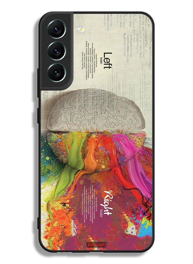 Tolwak Samsung Galaxy S22 5G Protective Case Cover Abstract Brain Science Artwork - Image 3