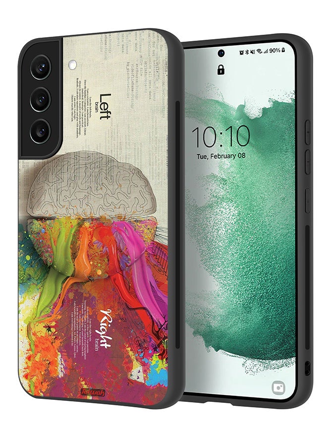 Tolwak Samsung Galaxy S22 5G Protective Case Cover Abstract Brain Science Artwork - Image 1