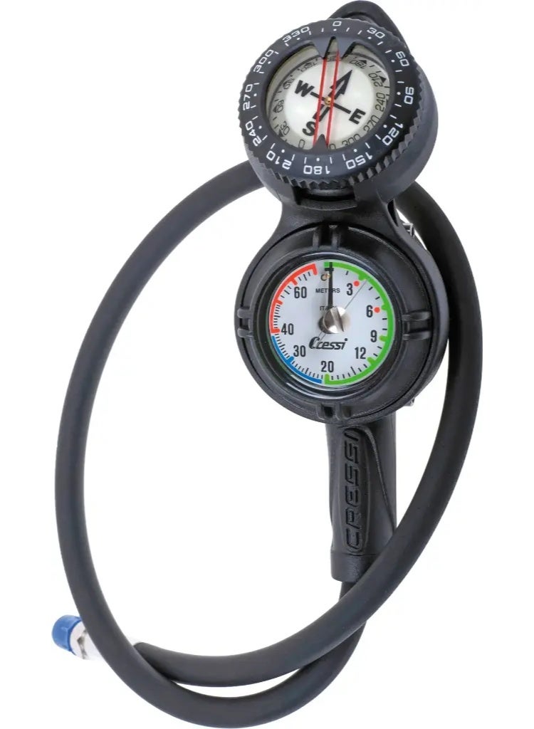 Cressi Console PD2 Pressure Depth Gauge M/Bar - Image 1