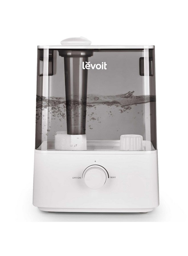 LEVOIT LEVOIT Classic300 Ultrasonic Top Fill Humidifier, Extra Large 6L Tank Last 60-Hour - Super Quiet, Easy to Use and Clean, 360° Rotation Nozzle, Simple Knob Control, Handle, Auto Shut Off, Gray  - Image 1