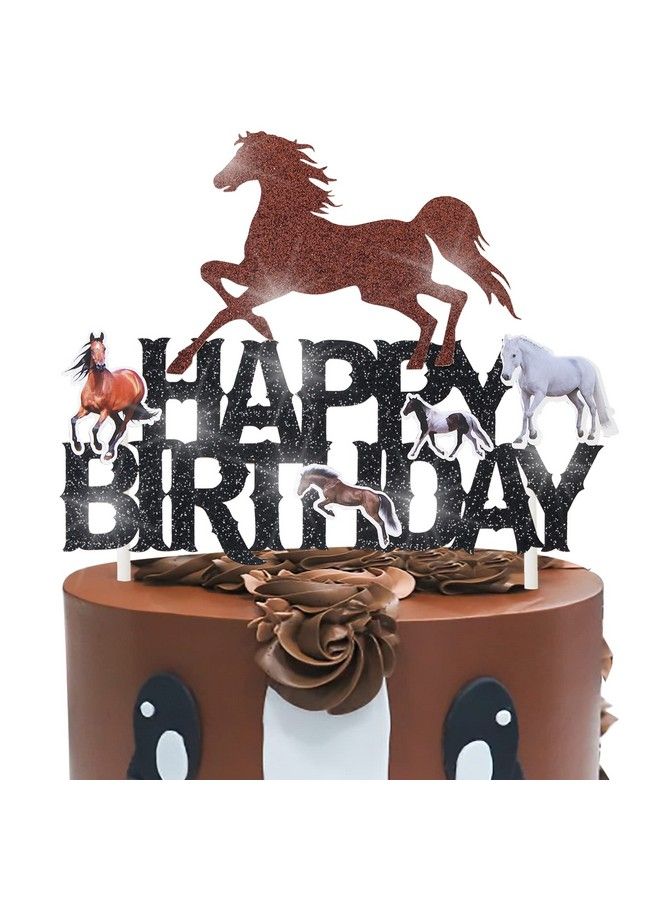 Personalised Jumping Horse Cake Topper | Personalised Cake Toppers