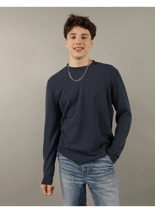 American Eagle - AE Long-Sleeve Thermal T-Shirt - Image 1