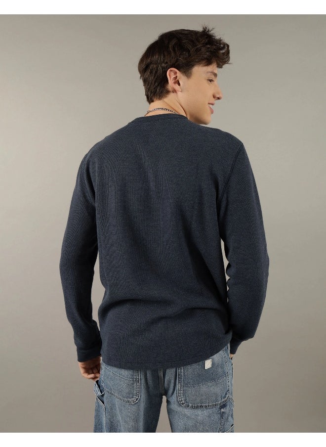American Eagle - AE Long-Sleeve Thermal T-Shirt - Image 1
