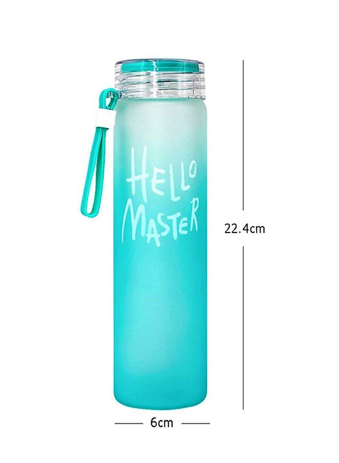 Borosilicate Water Bottle Sky Blue 22.4x6cm - Image 2