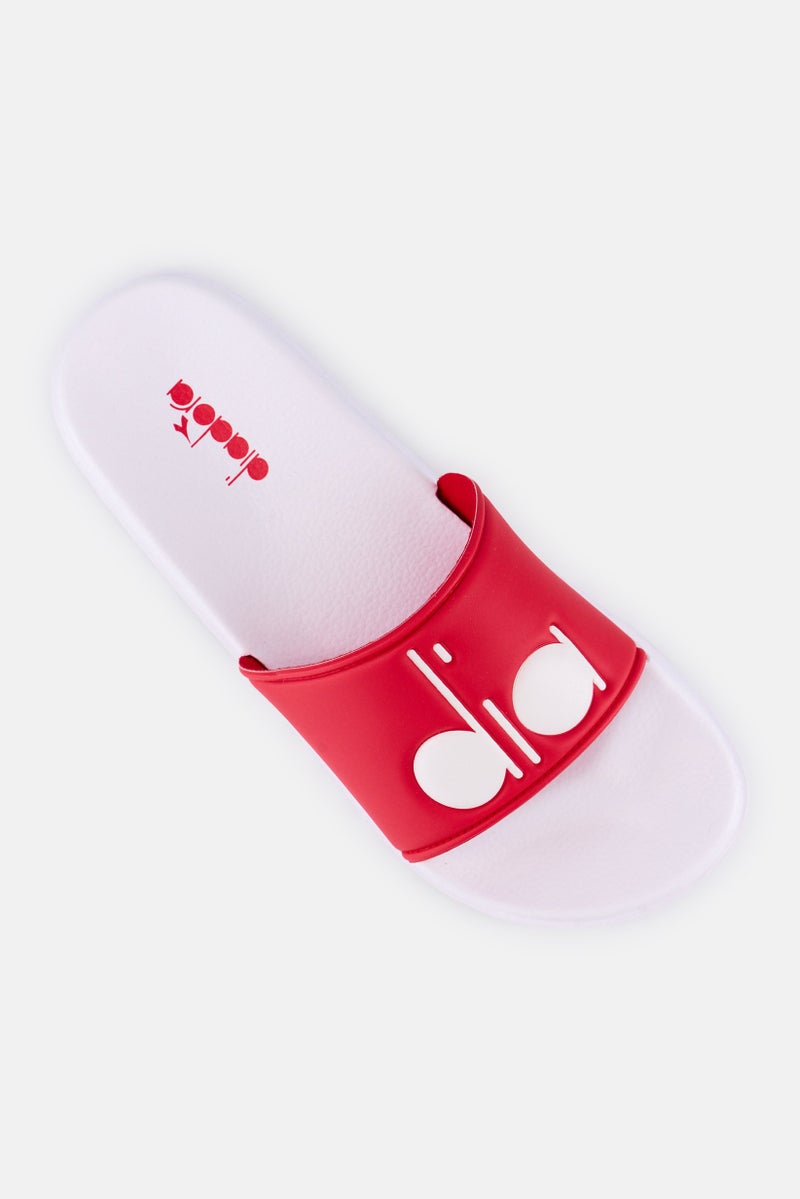 DIADORA Men Brand Logo Slip On Slippers, Slides - Image 4