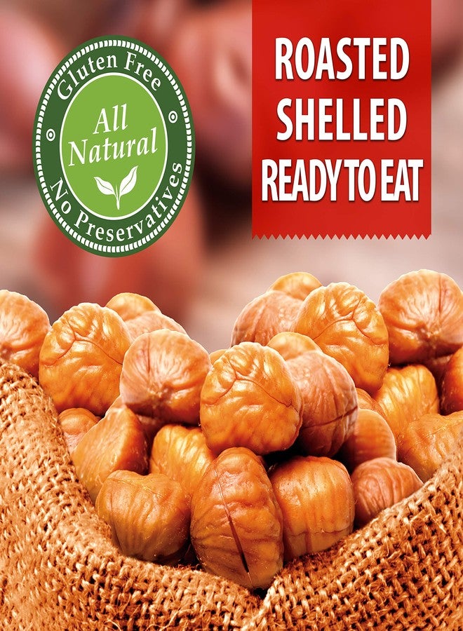 Galil Organic Roasted Chestnuts - Shelled & Ready to Eat - Gluten Free, Vegan, Organic, Non-GMO, Kosher Snacks - Great for Baking, Cooking & Turkey Stuffing 3.5oz Bag - Image 3