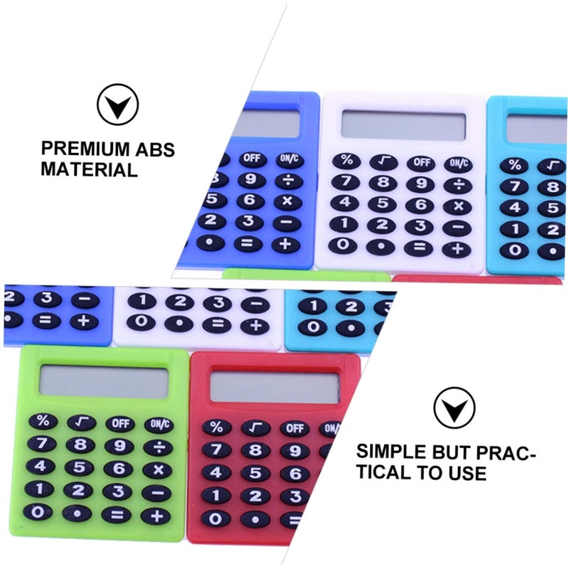 Mini Portable 6 Pack Student Calculator Lightweight for Exams Home School Office Use - Image 3