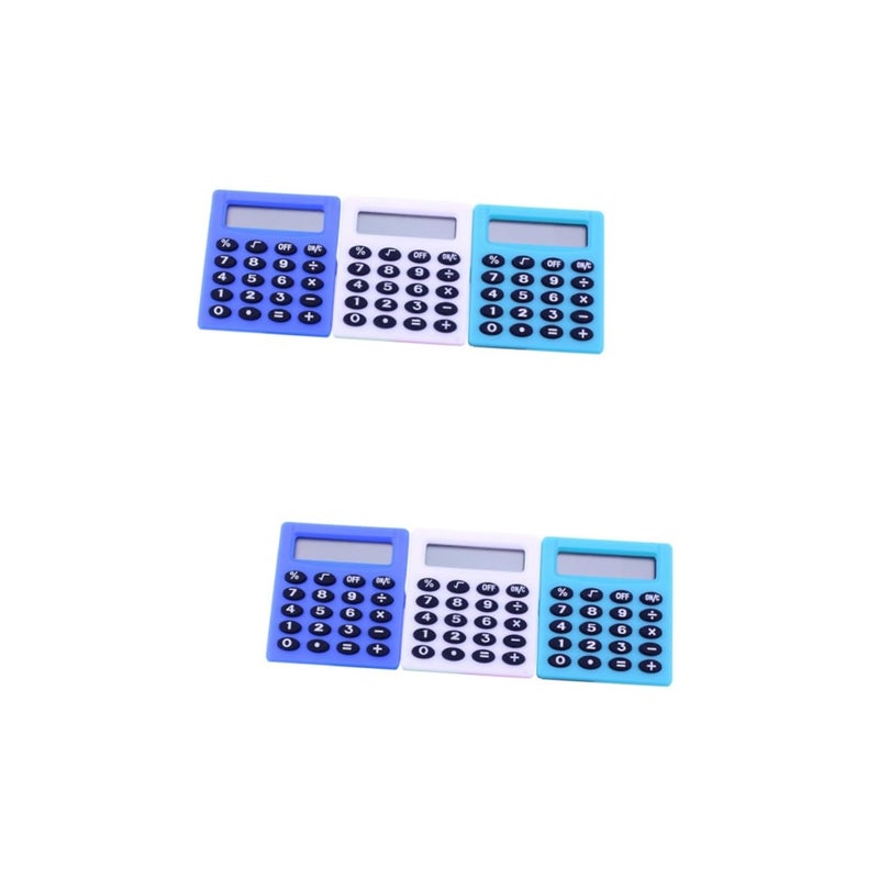 Mini Portable 6 Pack Student Calculator Lightweight for Exams Home School Office Use - Image 2