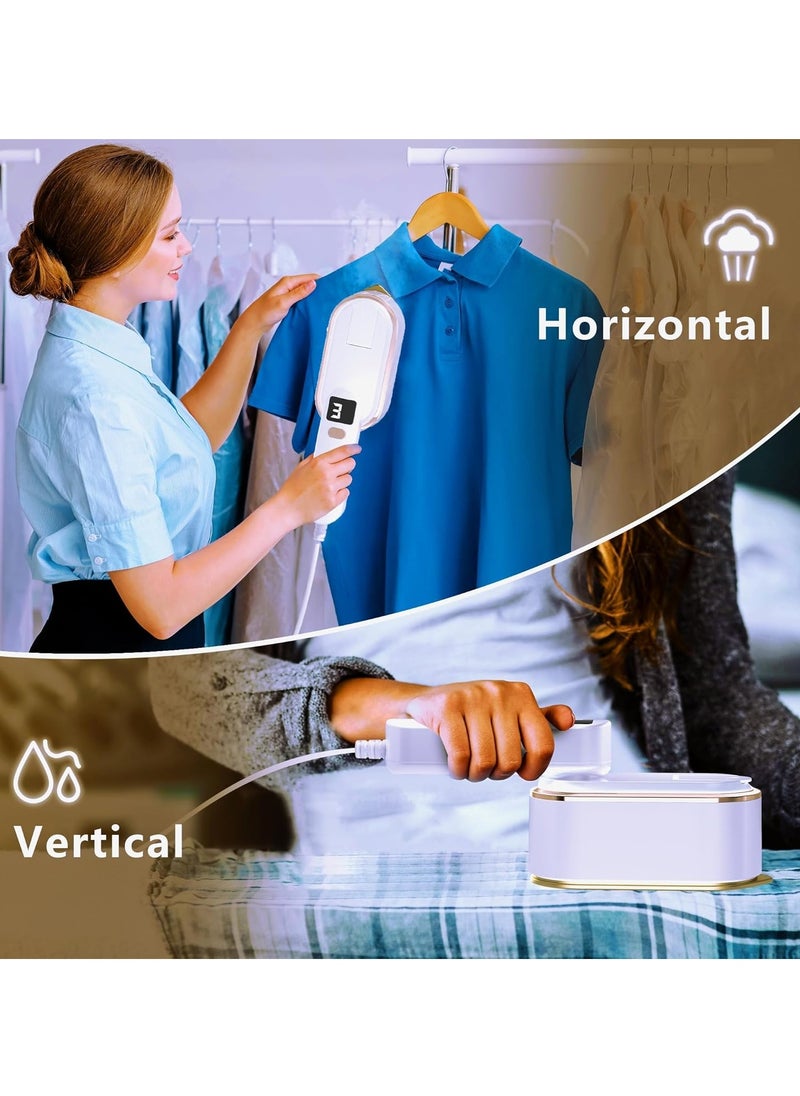 Garment Steamer，Steamer Iron，Handheld Size Portable Fabric Clothing Steamers，Travel Steamer Iron for Clothes - 1200W,150ml Water Tank，3 Steam Levels Output，9S Fast Heat-up，LCD Screen ，Iron for Home,Travel - pzsku/Z99CB2160F631DADF75DAZ/45/_/1733886244/7dd6e635-9fd1-4c90-abbf-fd36128bdb1f