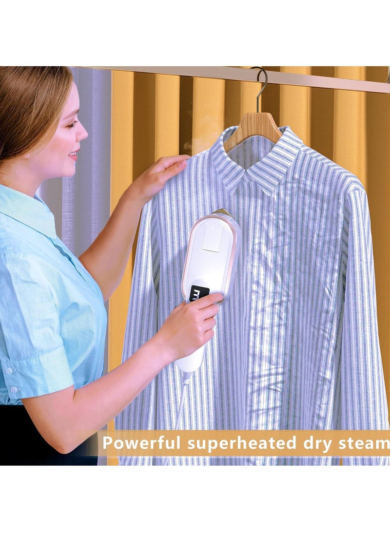 Garment Steamer，Steamer Iron，Handheld Size Portable Fabric Clothing Steamers，Travel Steamer Iron for Clothes - 1200W,150ml Water Tank，3 Steam Levels Output，9S Fast Heat-up，LCD Screen ，Iron for Home,Travel - pzsku/Z99CB2160F631DADF75DAZ/45/_/1733886335/22c2852f-271f-4ff1-879a-28cad9d195f2