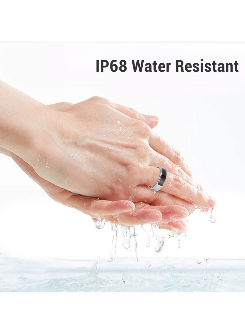 خاتم ذكي متعدد الوظائف بشاشة تعمل باللمس IP68 مقاوم للماء خاتم لياقة بدنية قابل للارتداء للدراجات #11 (القطر الداخلي 23 مم / 0.91 بوصة) - Image 3