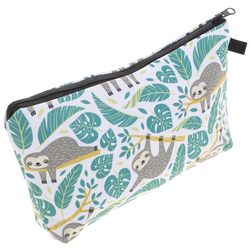 Sloth 3D Printed Women Makeup Bag Portable Cosmetic Bag Travel Makeup Pouch - Image 3